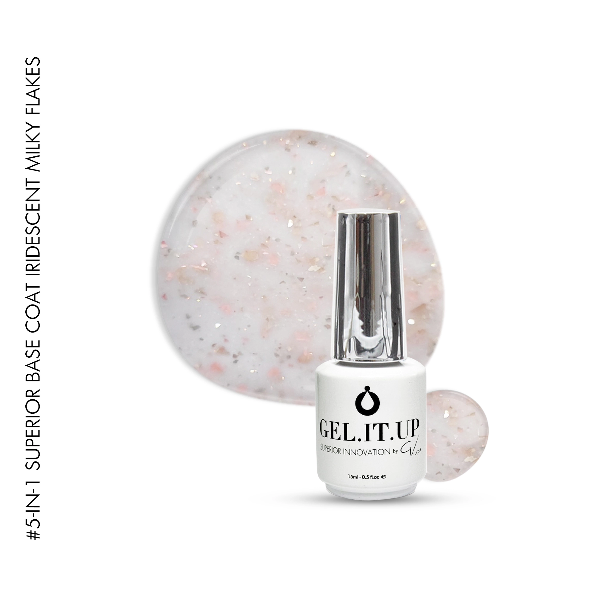 5-in-1 Superior Base 15ml Iridescent Milky Flakes 5in1 superior base